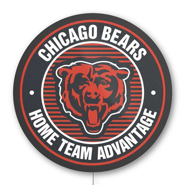 Chicago Bears Home Team Advantage  LED Lighted Sign