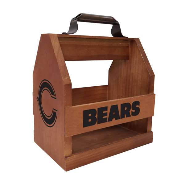 Chicago Bears Wood  BBQ Caddy