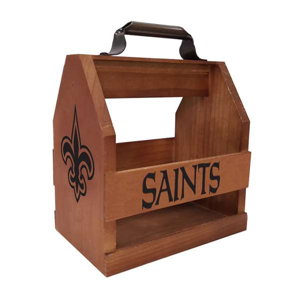 New Orleans Saints Wood  BBQ Caddy
