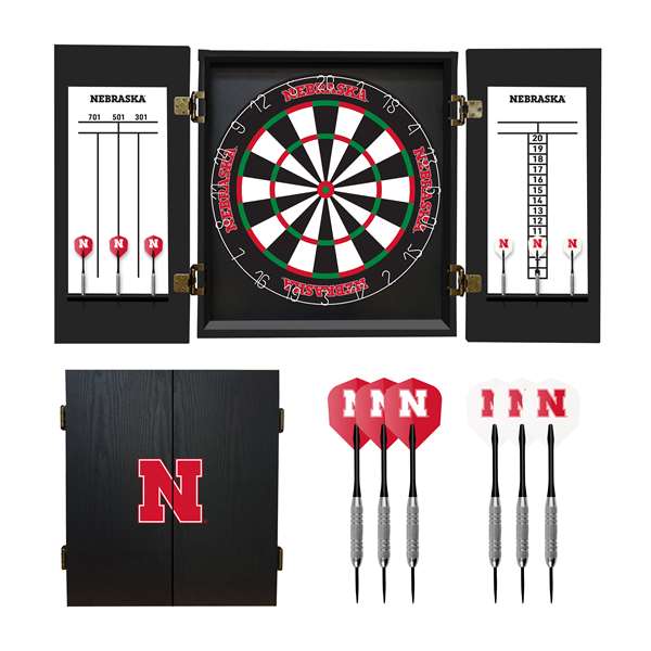University Of Nebraska Fan's Choice Dartboard Set