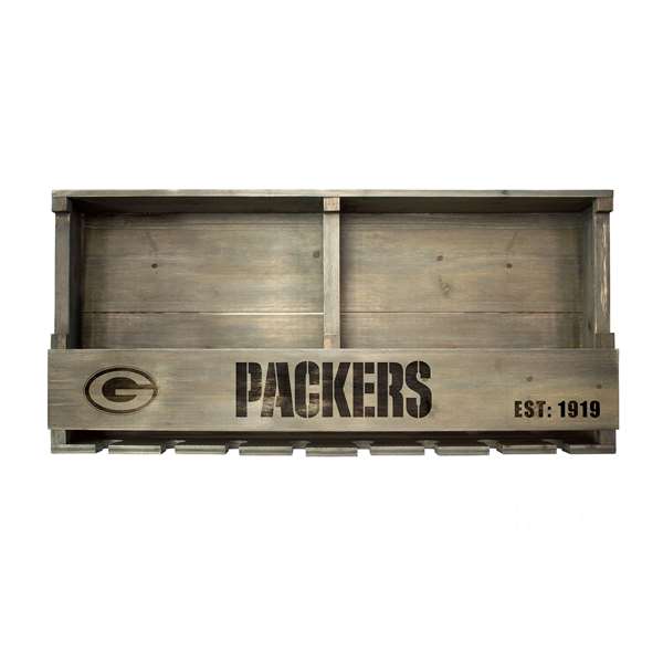 Green Bay Packers Reclaimed Bar Shelf