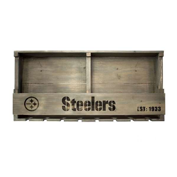Pittsburgh Steelers Reclaimed Bar Shelf