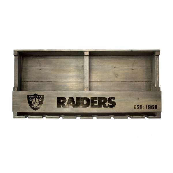 Oakland Raiders Reclaimed Bar Shelf