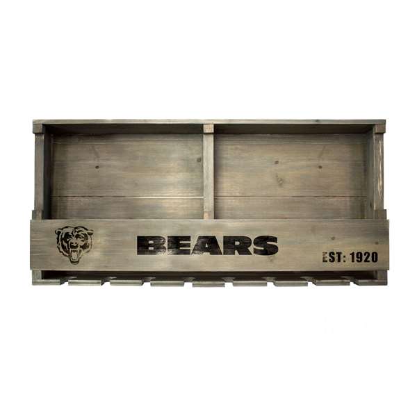 Chicago Bears Reclaimed Bar Shelf
