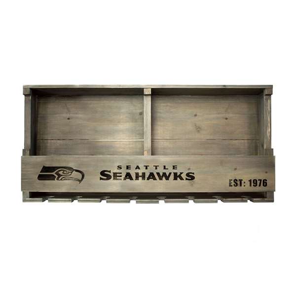 Seattle Seahawks Reclaimed Wood Bar Shelf