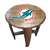 Miami Dolphins Oak Barrel Table