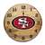 San Francisco 49ers Oak Barrel Clock   