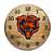 Chicago Bears Oak Barrel Clock
