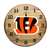 Cincinnati Bengals Oak Barrel Clock