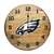 Philadelphia Eagles Oak Barrel Clock