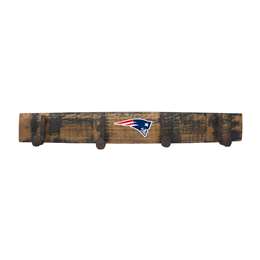 New England Patriots Oak Coat Rack