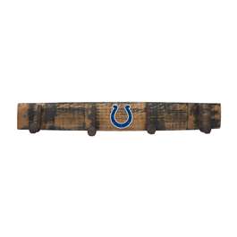 Indianapolis Colts Oak Coat Rack