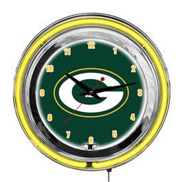 Green Bay Packers 14" Neon Clock  