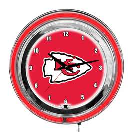 Kansas City Chiefs 14" Neon Clock  