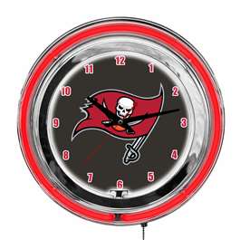 Tampa Bay Buccaneers 14" Neon Clock  