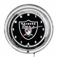 Las Vegas Raiders 14" Neon Clock  