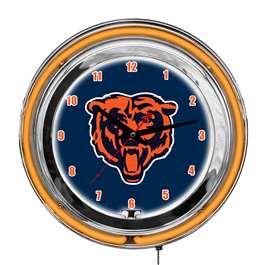 Chicago Bears 14" Neon Clock  