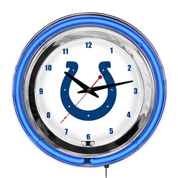 Indianapolis Colts 14" Neon Clock  