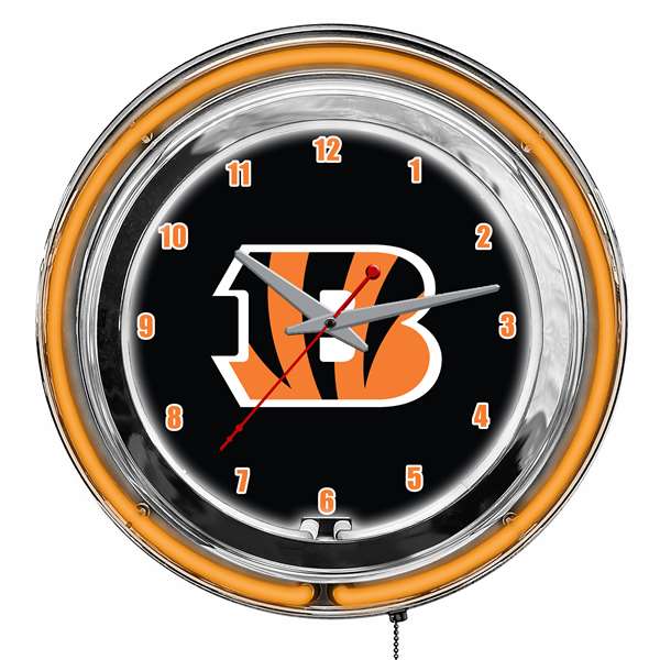 Cincinnati Bengals 14" Neon Clock  