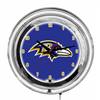 Baltimore Ravens 14" Neon Clock  