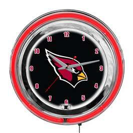 Arizona Cardinals 14" Neon Clock  