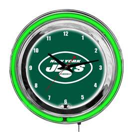 New York Jets 14" Neon Clock  