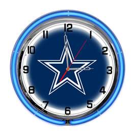 Dallas Cowboys 18" Neon Clock  