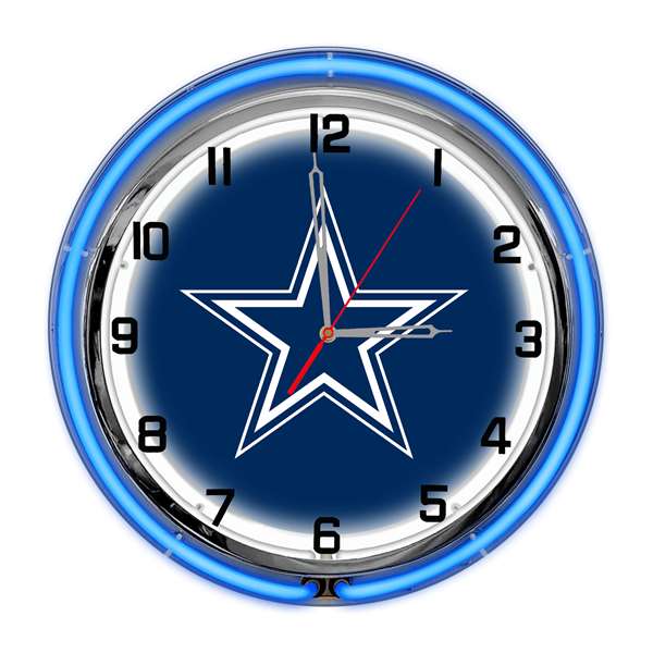 Dallas Cowboys 18" Neon Clock  