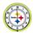 Pittsburgh Steelers 18" Neon Clock  