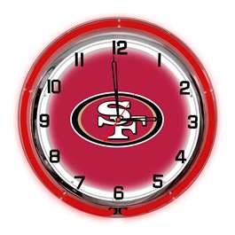 San Francisco 49ers 18" Neon Clock  