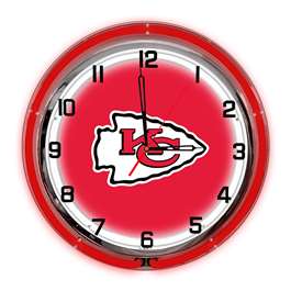 Kansas City Chiefs 18" Neon Clock  