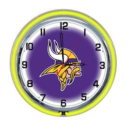 Minnesota Vikings 18" Neon Clock  