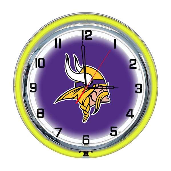 Minnesota Vikings 18" Neon Clock  
