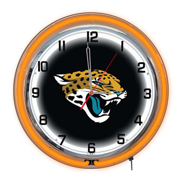 Jacksonville Jaguars 18" Neon Clock  