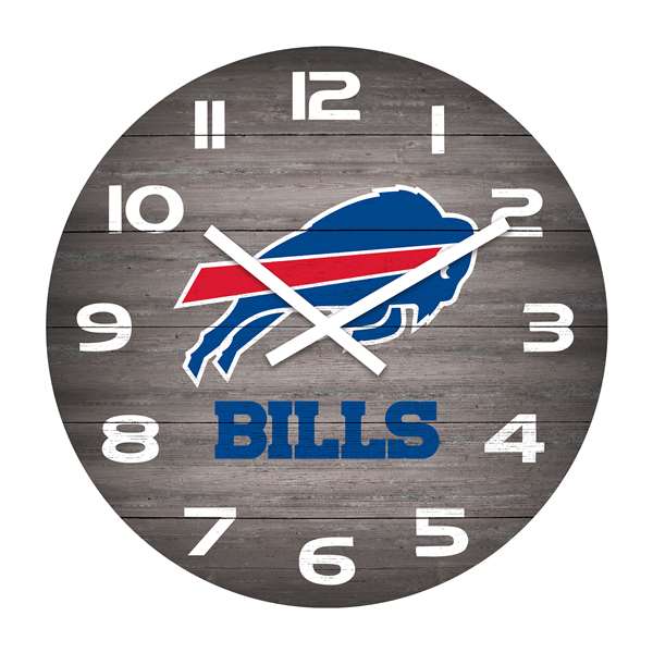 Buffalo Bills Weathered 16" Clock
