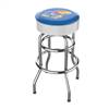 University Of Kansas Chrome Bar Stool