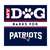 New England Patriots My Dog Barks Navy Wall Art