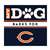 Chicago Bears My Dog Barks Navy Wall Art