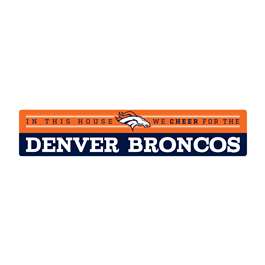 Denver Broncos We Cheer Wall Art