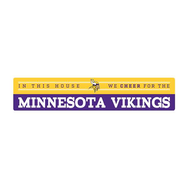 Minnesota Vikings We Cheer Wall Art