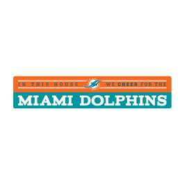 Miami Dolphins We Cheer Wall Art