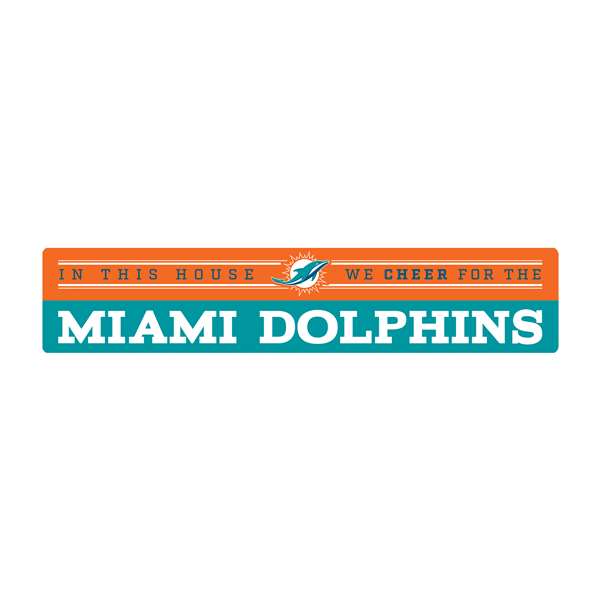 Miami Dolphins We Cheer Wall Art
