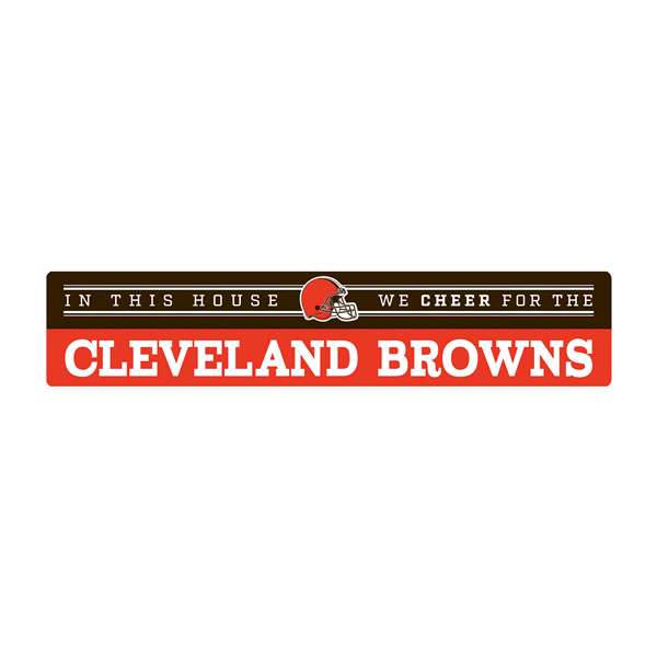 Cleveland Browns We Cheer Wall Art