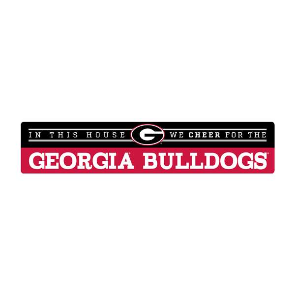 Georgia Bulldogs We Cheer Wall Art