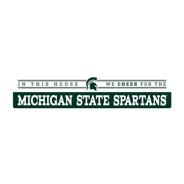 Michigan State Spartans We Cheer Wall Art