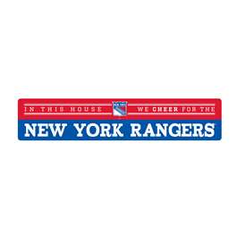 New York Rangers We Cheer Wall Art