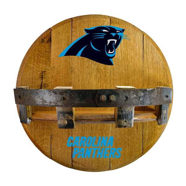 Carolina Panthers Oak Bar Shelf - 21 inch