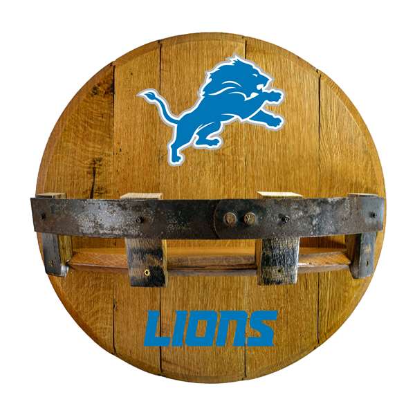 Detroit Lions Oak Bar Shelf - 21 inch