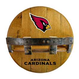 Arizona Cardinals Oak Bar Shelf - 21 inch