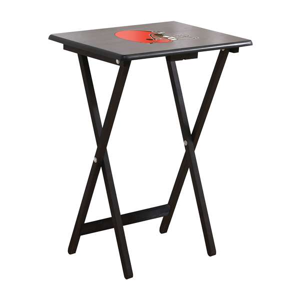 Cleveland Browns TV Trays W/Stand